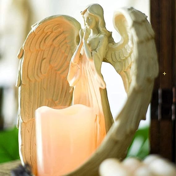 SacredLight – Prayer Angel Decorative Candlestick