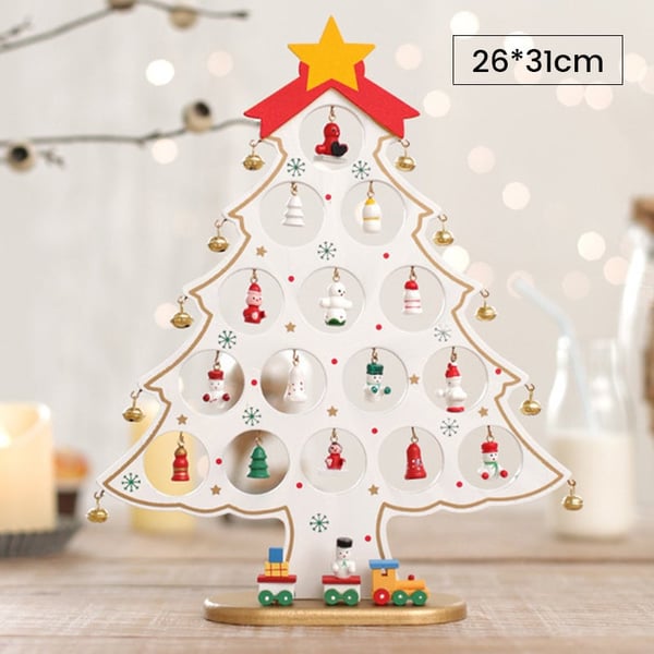 FestiveCraft – DIY Wooden Christmas Tree Decoration Set