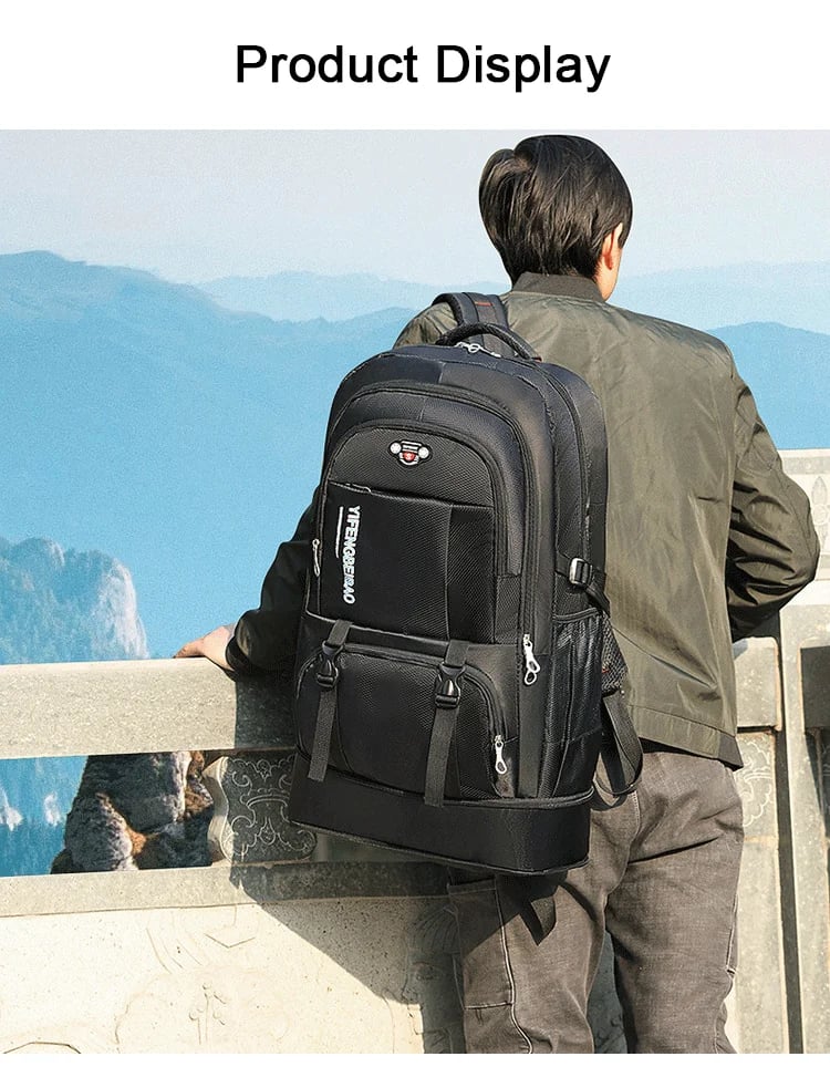 FlexPack - Expandable Oxford Travel Backpack
