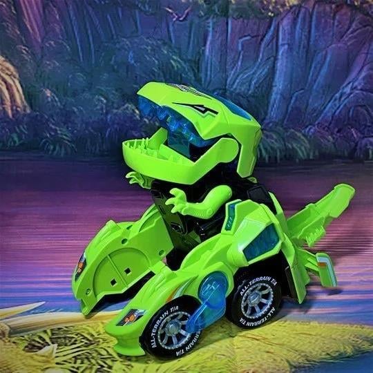 DinoRacer – LED Transforming Beast Car