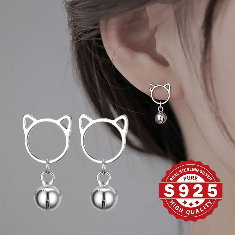 PurrLuxe – Hollow Cat Earrings