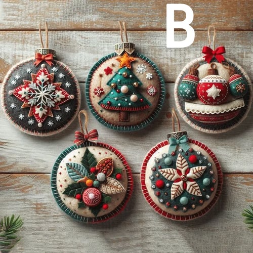 MerryStitch – Handmade Christmas Felt Patch Kit