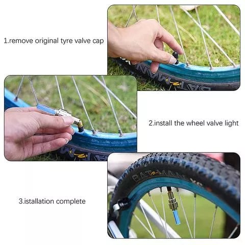 NeonSpin – LED Tire Valve Glow Lights