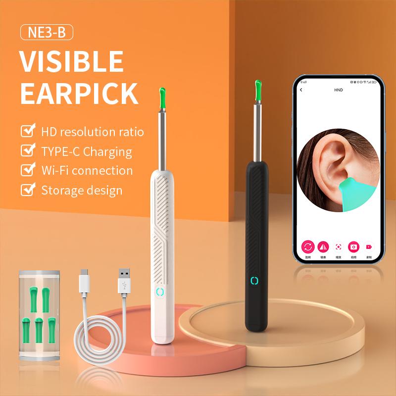 EarView Pro - Wireless HD Otoscope for Safe Ear Cleaning