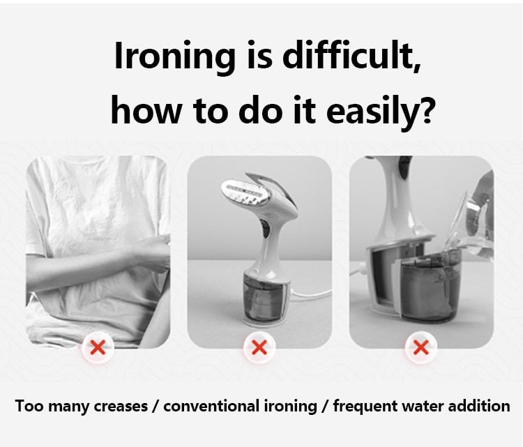 IronEase – Mini Handheld Garment Iron