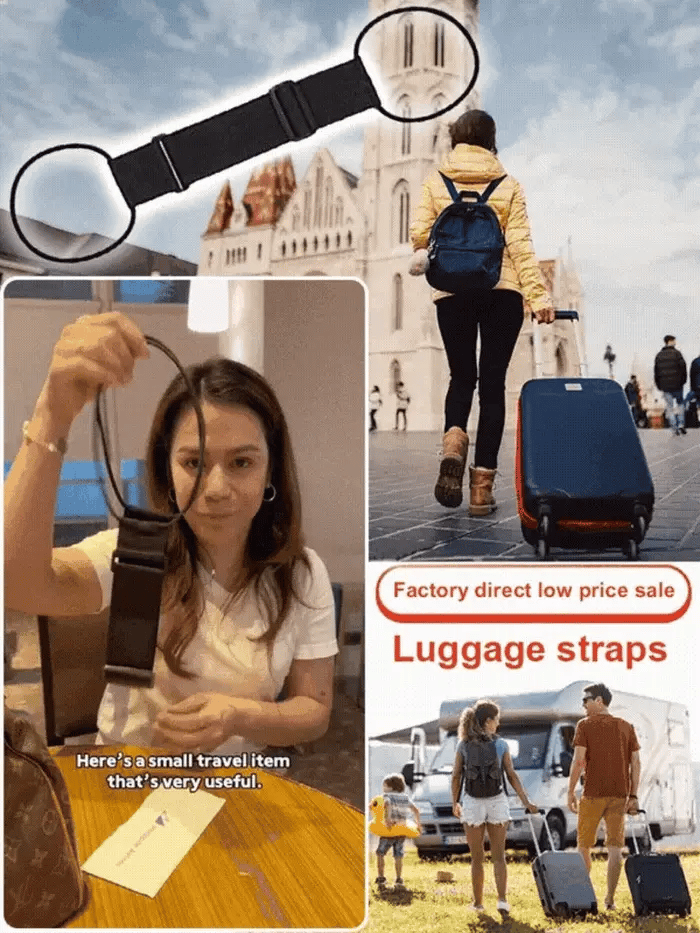 JetSecure – Adjustable Travel Packing Straps
