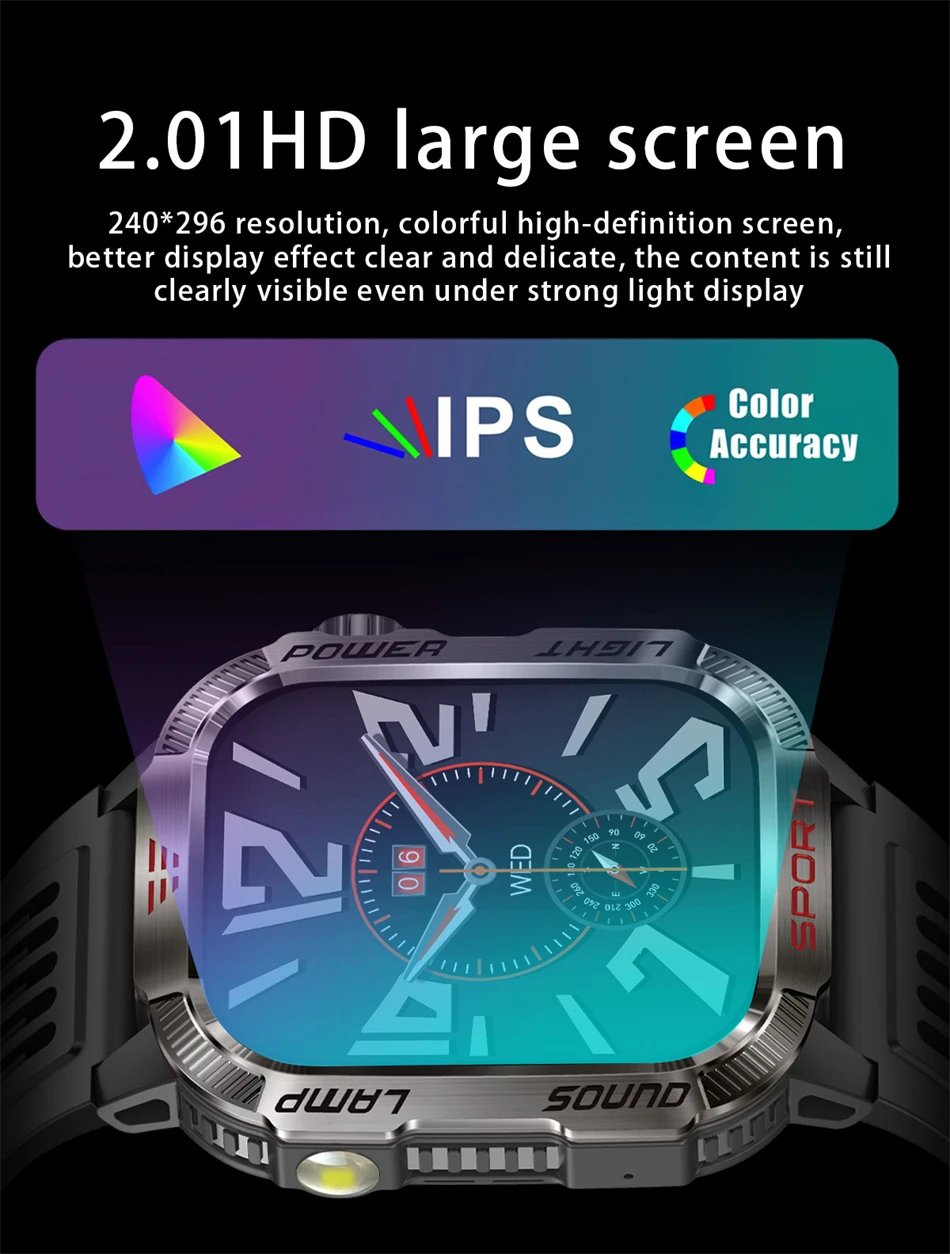 TitanGear – Military Outdoor Smart Watch