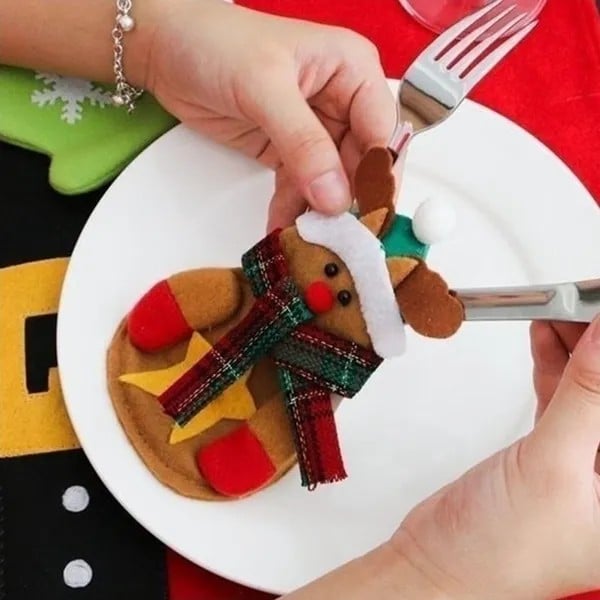 FestivePouch – Christmas Cutlery Holder Pocket