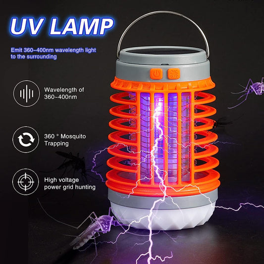 🔥Last Day 49% OFF💥Multifunctional Solar camping Mosquito Killer Lamp