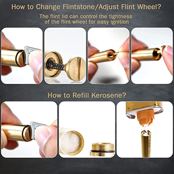 CopperIgnite – Classic Refillable Kerosene Lighter