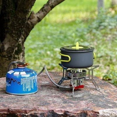 BlazeMate – Windproof Outdoor Camping Burner