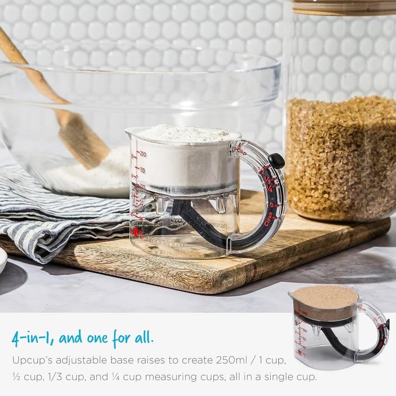 MeasureMate | 4-in-1 Adjustable Cup