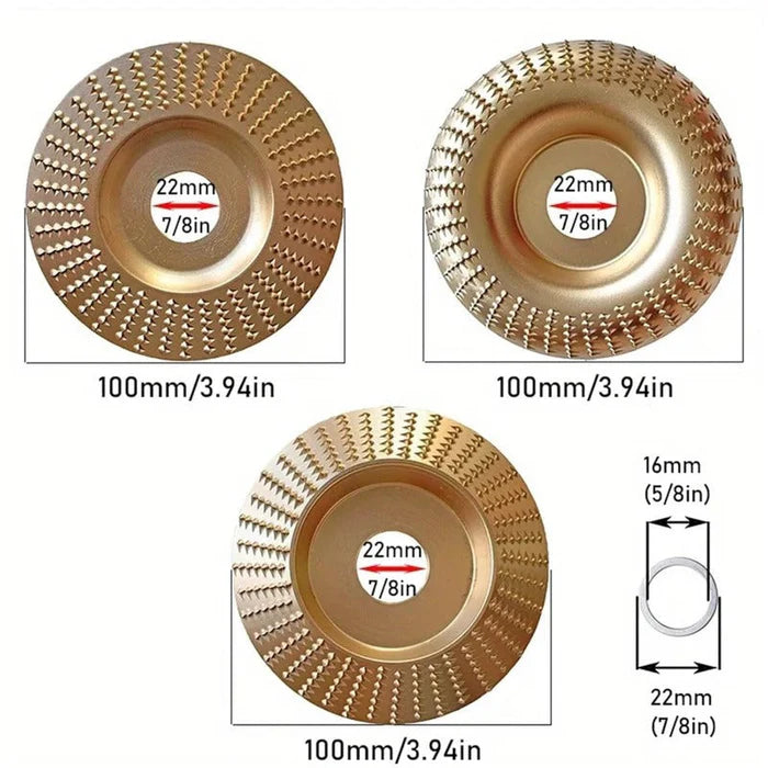CarvePro – Slope-Type Wood Carving Disc for Angle Grinder
