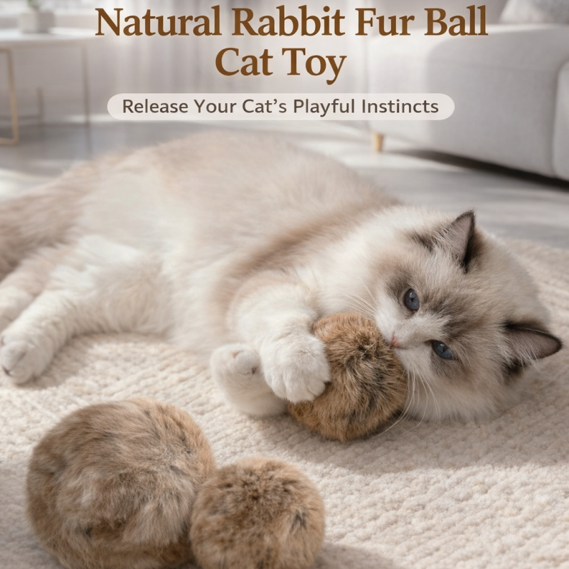PouncePal – Soft Fluffy Cat Toy