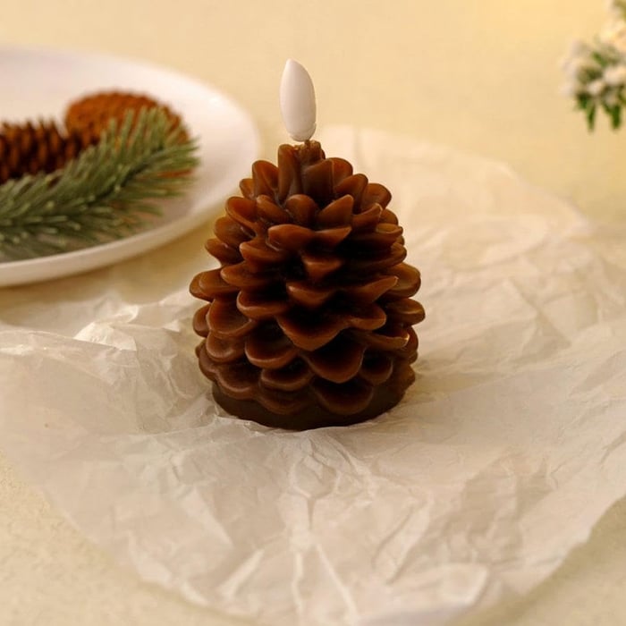 CozyCone – Battery Operated Pinecone Flameless Candles