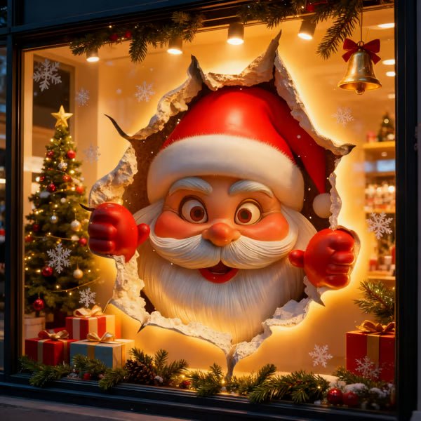 ChristmasGlow – Creative Holiday Wall Sticker Set