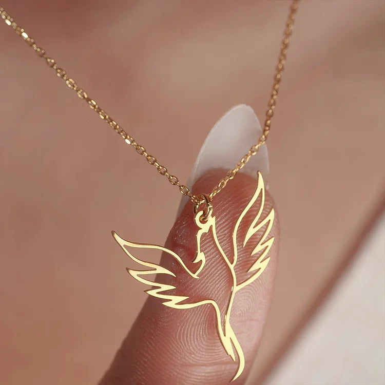 InfernoRise – Fire Bird Phoenix Pendant
