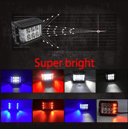 BlazeBeam – Dual Color Strobe Pods