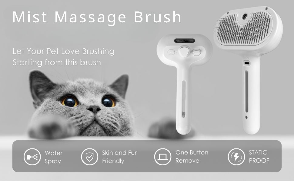 MeowMist – Soft Care Grooming Tool