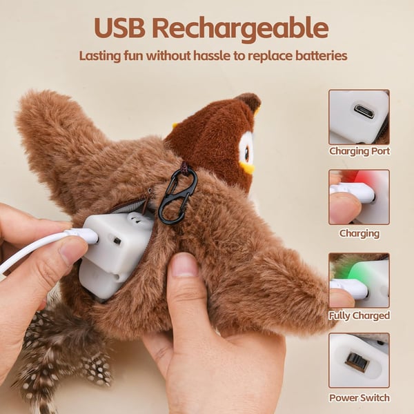 ChirpMate – Interactive Chirping Bird Cat Toy