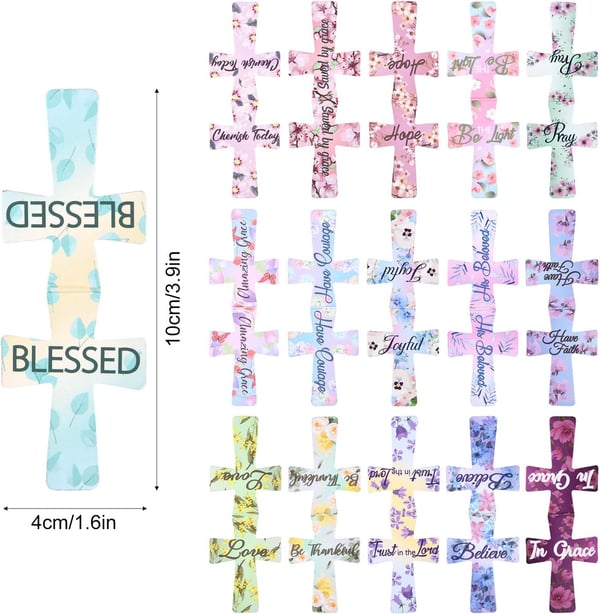 ScriptureSave – 16 Pcs Magnetic Cross Bookmarks