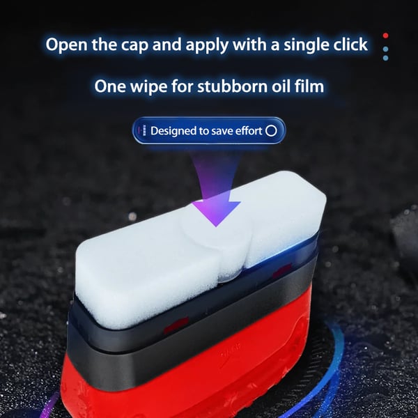 CleanGrip – Precision Brush for Car Oil Film Cleaning