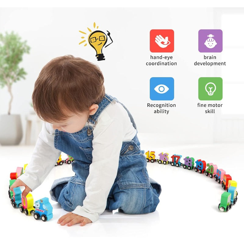 NumRail – Magnetic Number Train Set for Kids