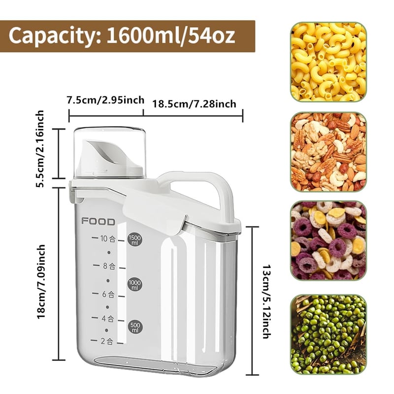 PortaStore | Ergonomic Airtight Food Storage Dispenser