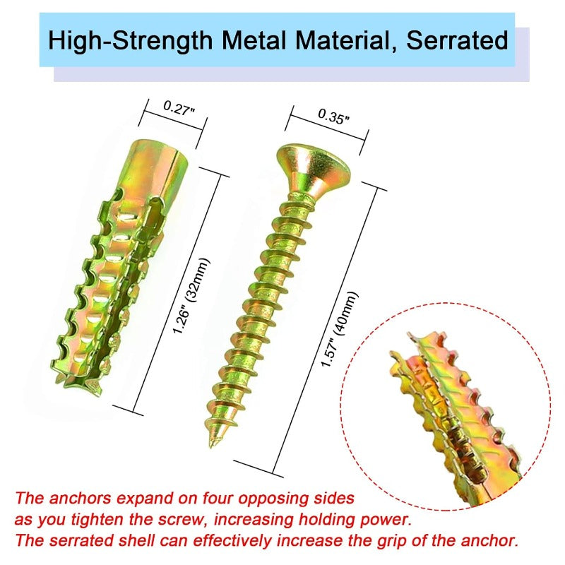 AnchorPro – Steel Wall Anchors Set