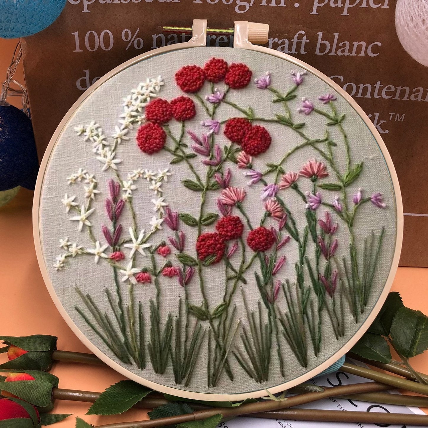 BloomStitch - Botanical Hand Embroidery Kit