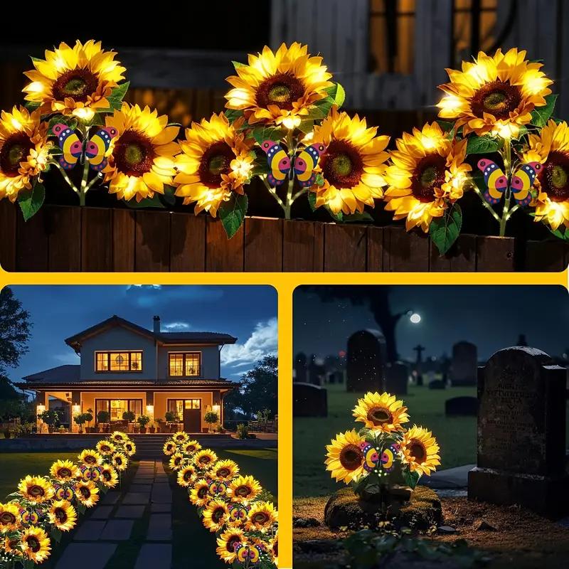 LumiFlora – Decorative Solar Sunflower Yard Lights