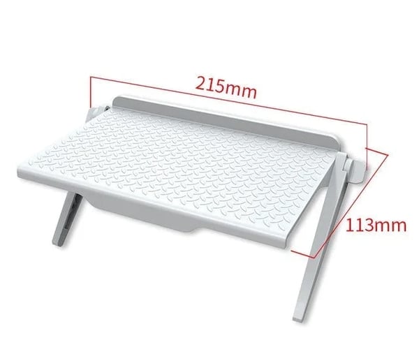 FlexiTop – Adjustable Screen Shelf Organizer
