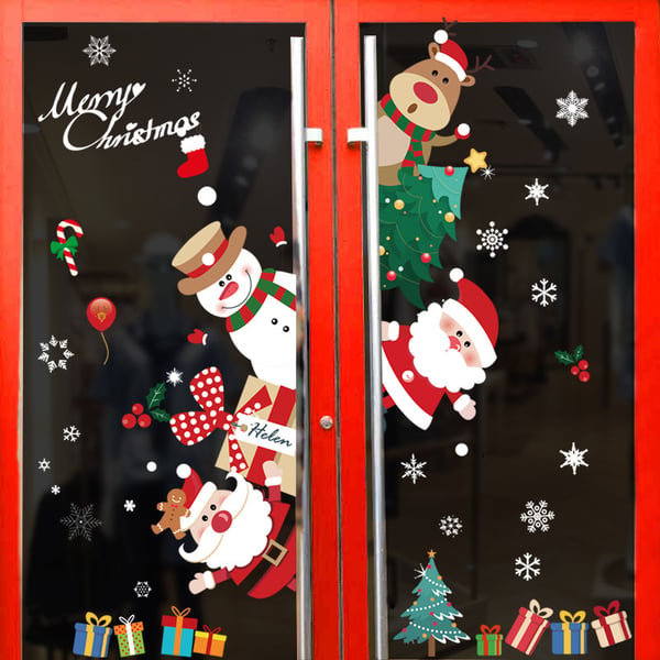 FrostyClings – Reusable Christmas Window Stickers
