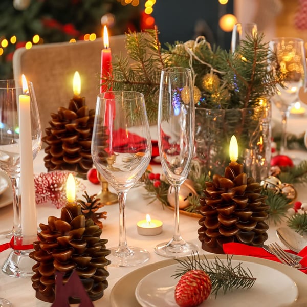 CozyCone – Battery Operated Pinecone Flameless Candles