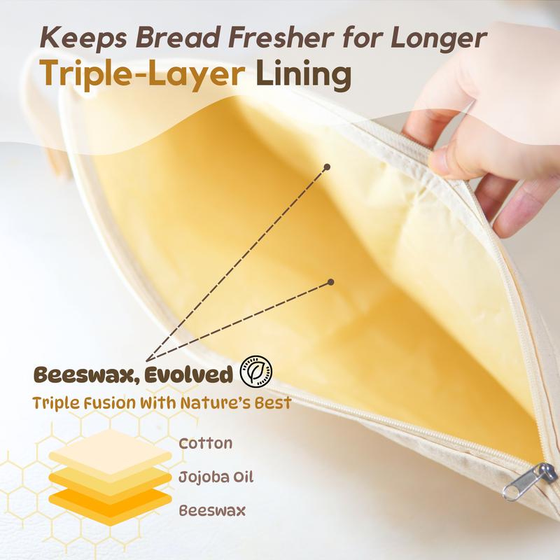 CrustGuard – Wide Zipper Sourdough Storage Bag