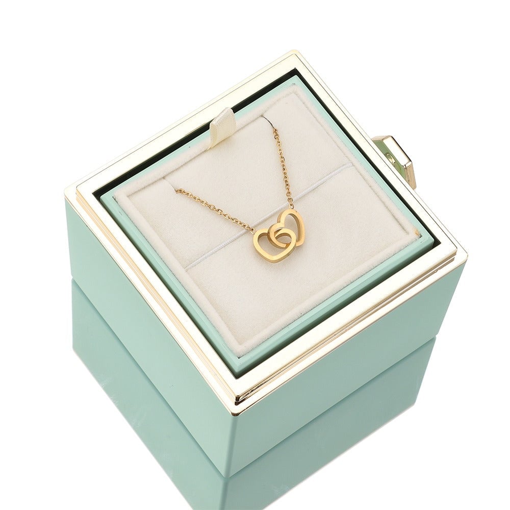 BlossomVault - Rose Treasure Box Necklace