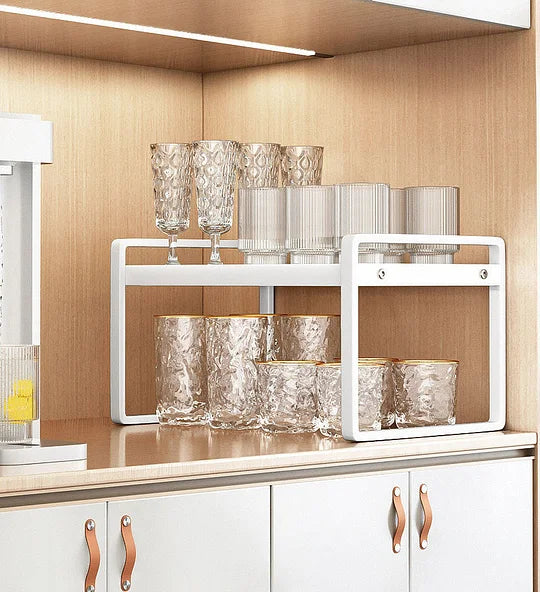 FlexaRack – Expandable Telescopic Countertop Organizer