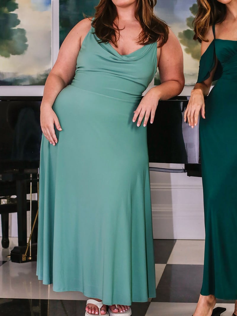 GlamLulah – Elegant Maxi Dress with Support