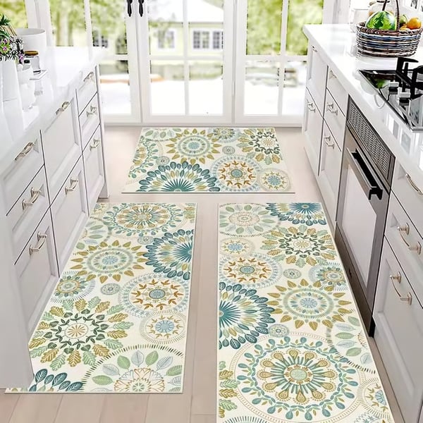 BohoEase – Washable Kitchen Rug Set of 3