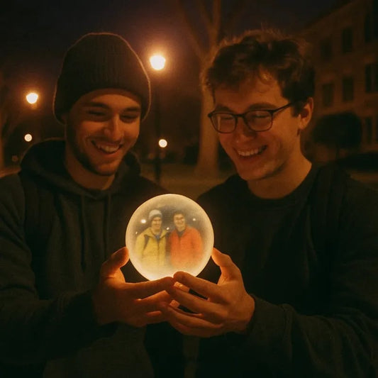 EchoLight - High-Clarity LED Crystal Gift Orb