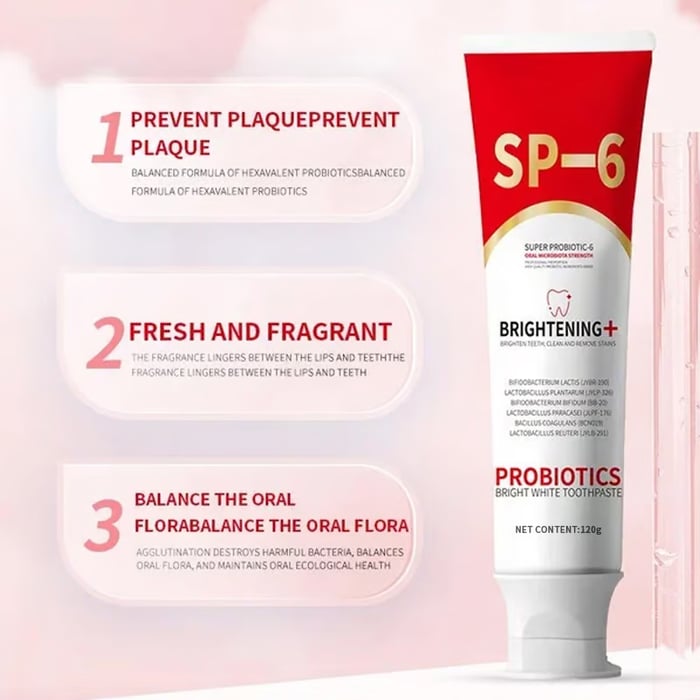 BioSmile| 6-Probiotic Oral Care Toothpaste