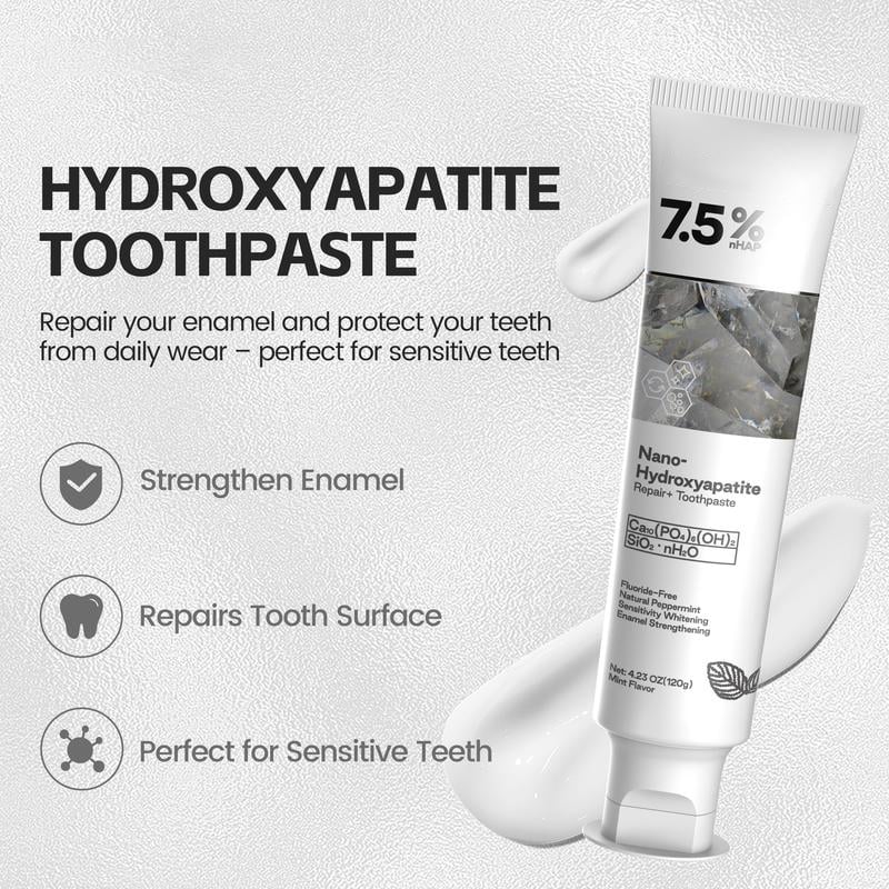 EnamelGlow – Hydroxyapatite Whitening Toothpaste