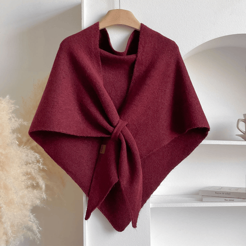 CozyAura – Wool Blend Shawl for Women