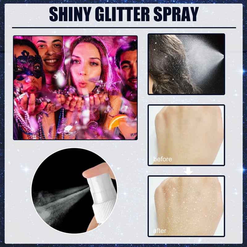 GlowSpritz – Shimmering Glitter Spray