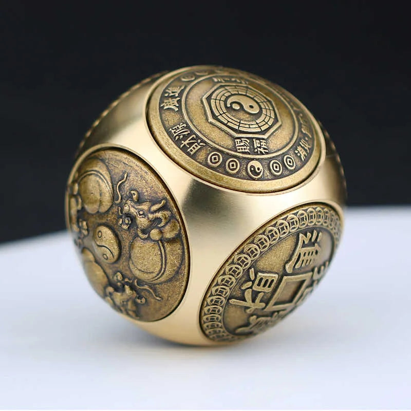 OrbitCube – Spinning Copper Magic Toy