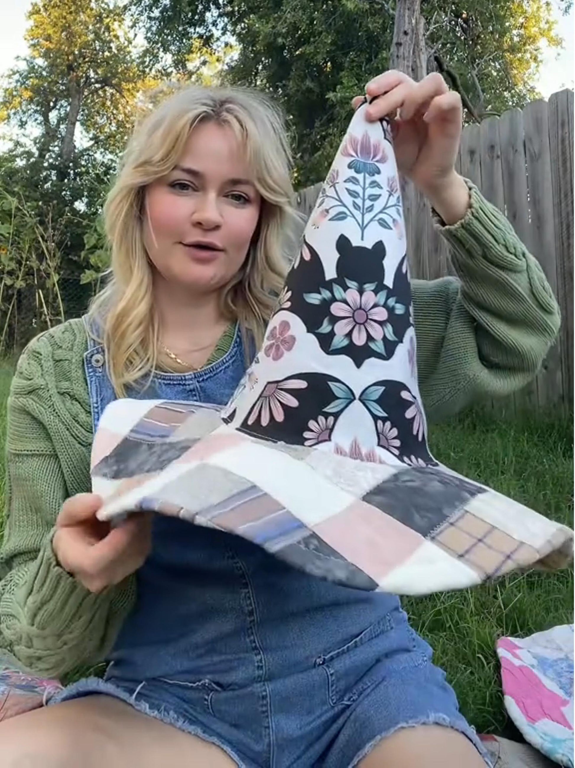 HexaStitch – Handcrafted Quilted Witch Hat
