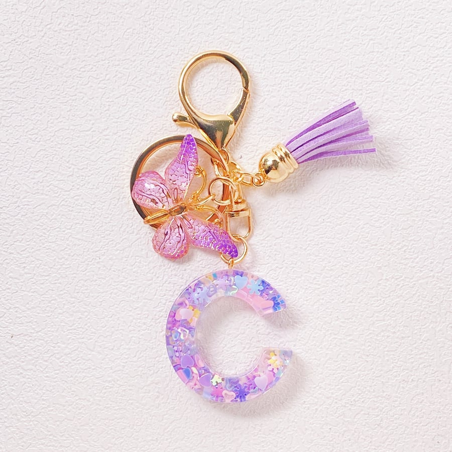 CharmKey – Personalized Initial Letter Keychain