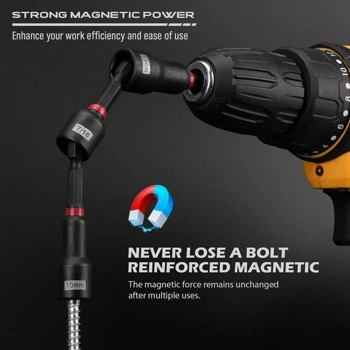 GripLock – Magnetic Impact Nut Driver Set