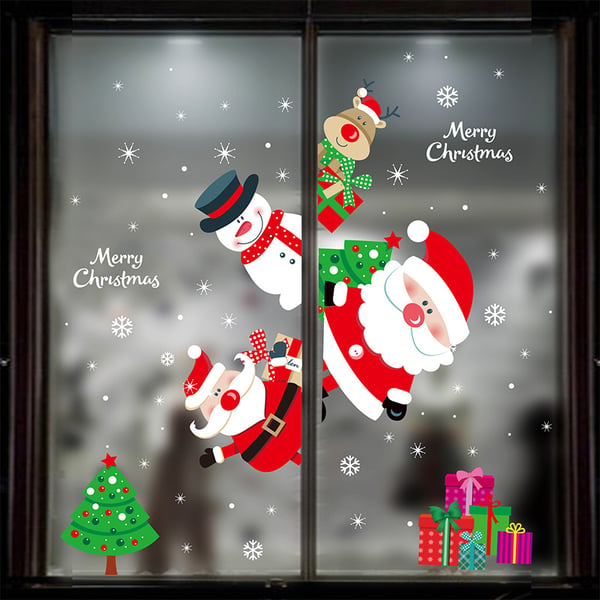FrostyClings – Reusable Christmas Window Stickers