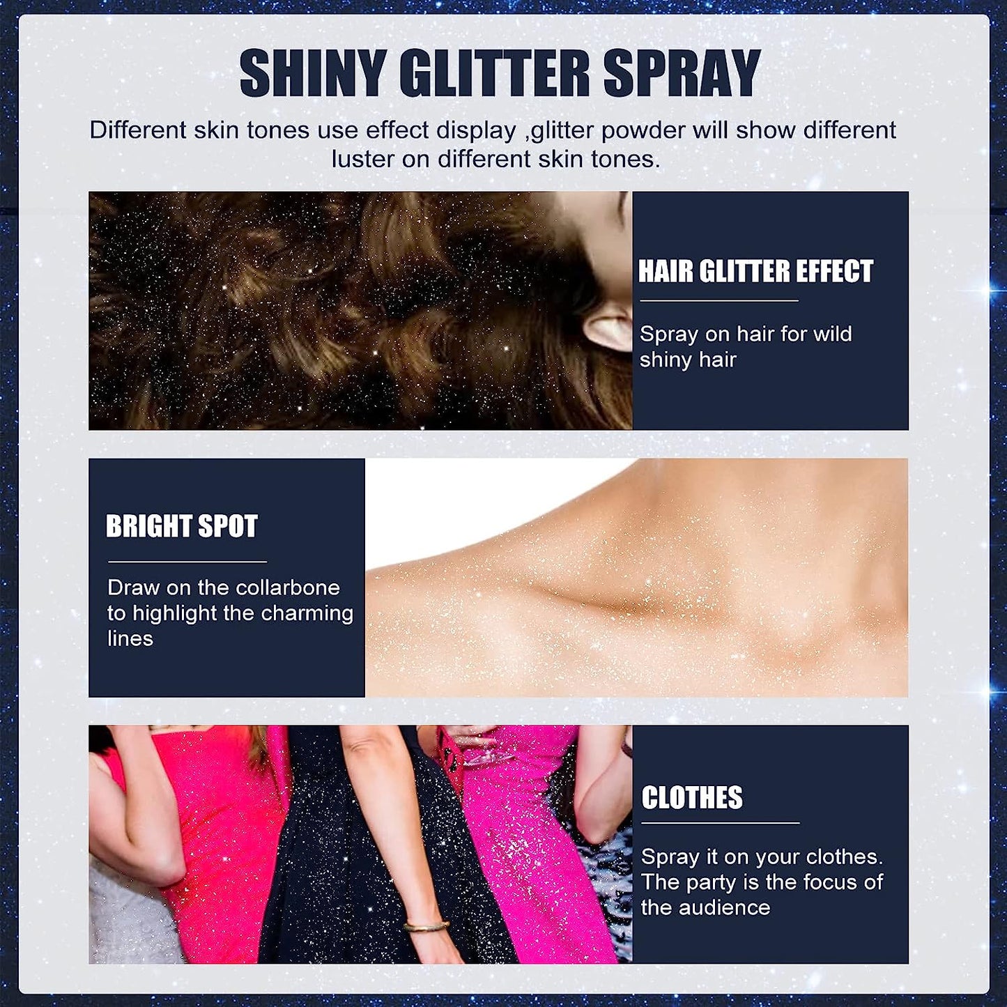 GlowSpritz – Shimmering Glitter Spray
